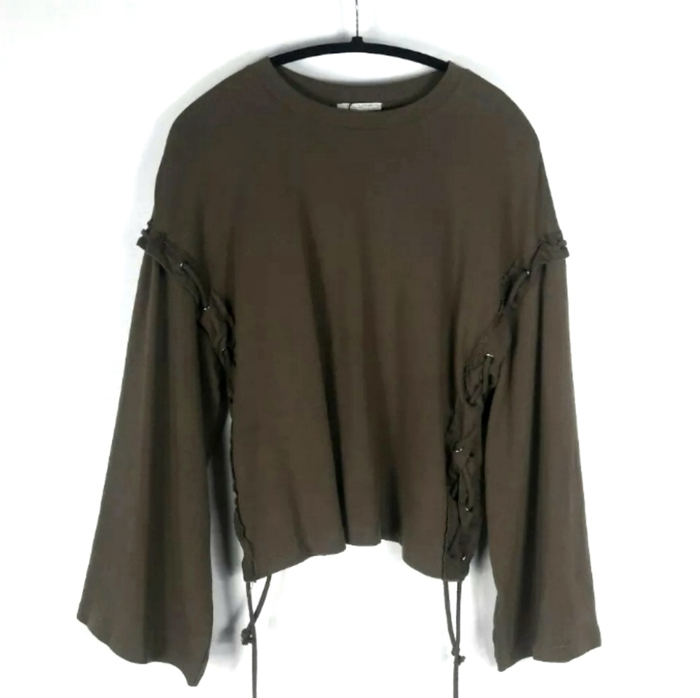 {ZARA} Oversized Edgy Kimono Sleeved Sweatershirt